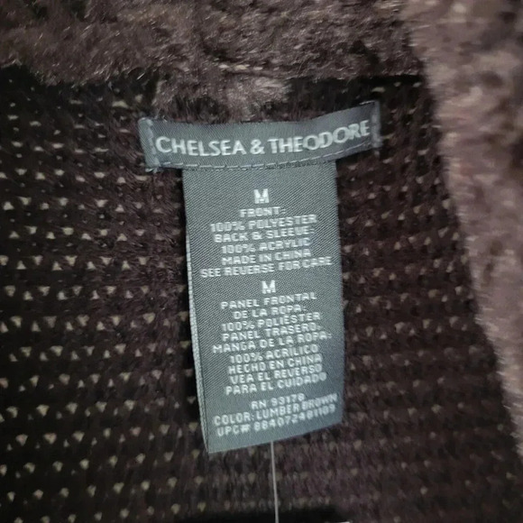 Chelsea & Theodore Faux Fur cardigan brown - Picture 6 of 9